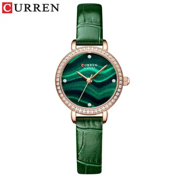 Curren 9083 Дамски часовници, Модни Дамски часовници, Ежедневни часовници на кожени колана, Часовници за външната търговия