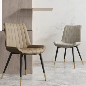 Хранене Акцент Dinette Lounge Chair Nordic Индивидуални Кресла За Почивка Метални Ергономични Sillas De Comedor Мебели За Спалня WXH30XP